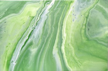 Peinture intitulée "VERTS" par Cendrique Nouchy-Desjeux (Cendrique Art), Œuvre d'art originale, Acrylique Monté sur Châssis…