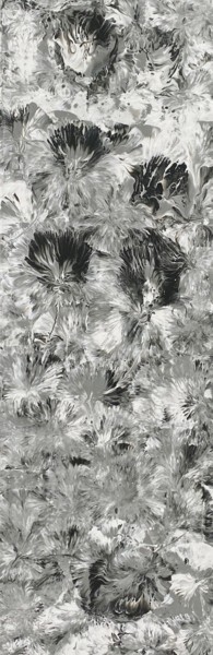 Malerei mit dem Titel "Nuances de gris fle…" von Cendrique Nouchy-Desjeux (Cendrique Art), Original-Kunstwerk, Acryl Auf Kei…