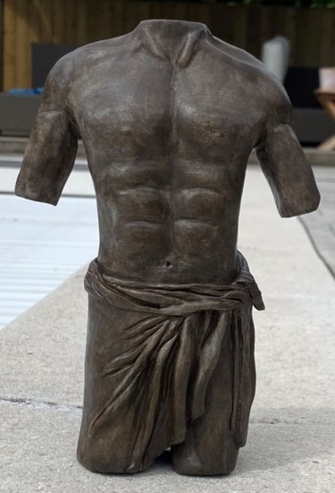 Sculpture titled "THE BODY" by Cendrique Nouchy-Desjeux (Cendrique Art), Original Artwork, Terra cotta