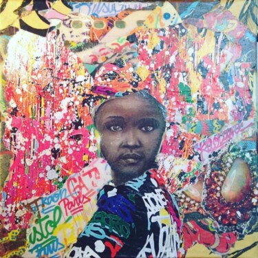 Collages titled "KIMIA" by Centlad Colle Girl, Original Artwork