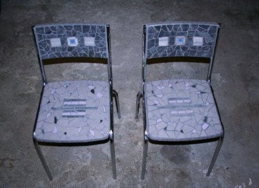 Artisanat intitulée "Entre 2 Chaises" par Cepero, Œuvre d'art originale