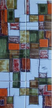 Painting titled "... A Cidade..." by J.Lopez, Original Artwork