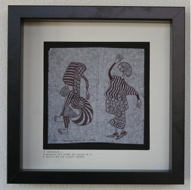 Drawing titled "The dancer  / A bai…" by J.Lopez, Original Artwork, Other