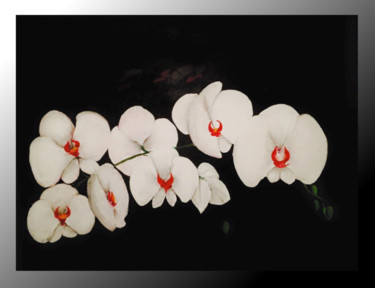 Painting titled "ORCHID" by Cerezio, Original Artwork, Acrylic
