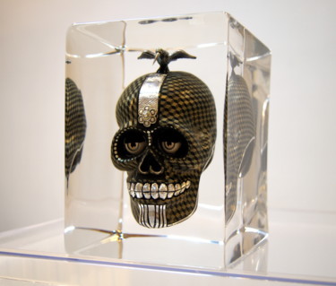 Sculpture intitulée "Série "Crânes"" par Cervantes, Œuvre d'art originale
