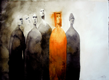Картина под названием "el escogido" - Cesar Ayllón, Подлинное произведение искусства