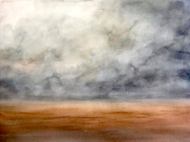 Painting titled "paisaje invierno" by Cesar Ayllón, Original Artwork