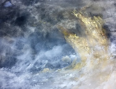 Painting titled "tormenta, acuarela…" by Cesar Ayllón, Original Artwork