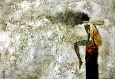 Pintura intitulada "Bruma del amanecer" por Cesar Ayllón, Obras de arte originais, Óleo