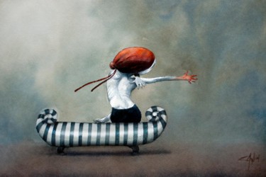 绘画 标题为“inalcanzable” 由Cesar Ayllón, 原创艺术品, 其他