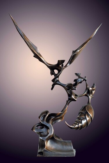 雕塑 标题为“la -скульптура-брон…” 由Cesare Viola, 原创艺术品, 金属