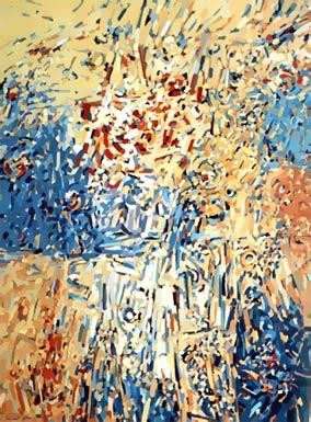 Pittura intitolato "Festa" da Cesar Veloso, Opera d'arte originale