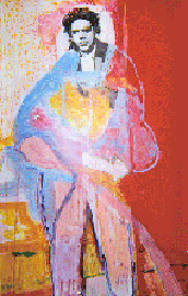 Peinture intitulée "Jean Edern-2" par Charley Supper-Bertho, Œuvre d'art originale, Huile