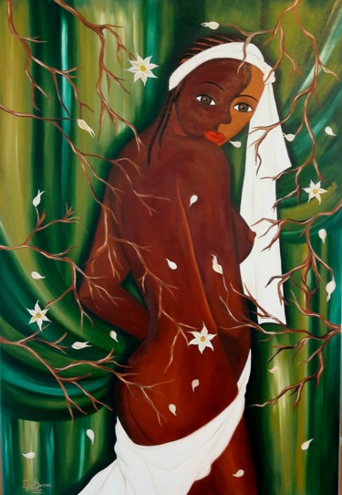 Painting titled "La Bella Mulata" by Céu Barros, Original Artwork