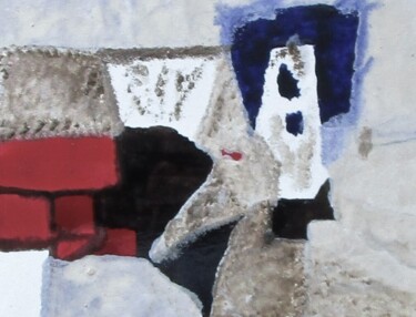 Картина под названием "Étude 10C" - Claude Gascon, Подлинное произведение искусства, Витражная роспись