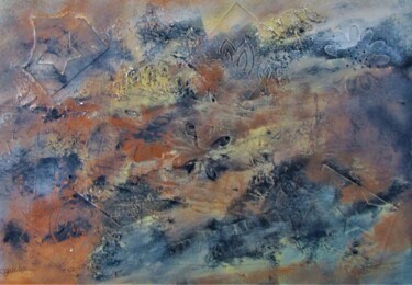 Peinture intitulée "Abstraction 2022-7" par Claude Gascon, Œuvre d'art originale, Acrylique Monté sur Châssis en bois