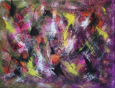 Peinture intitulée "Abstraction 2022-20" par Claude Gascon, Œuvre d'art originale, Acrylique