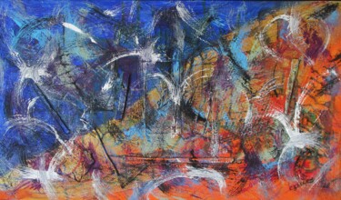 Peinture intitulée "Val-des-Monts 2022-…" par Claude Gascon, Œuvre d'art originale, Acrylique