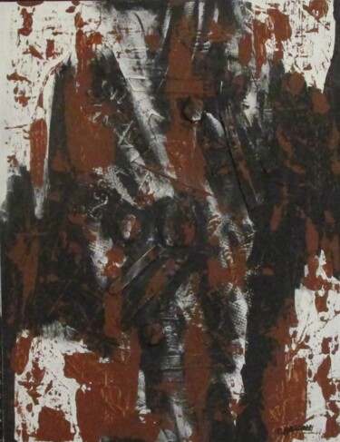 Malerei mit dem Titel "Sans titre 2022-8" von Claude Gascon, Original-Kunstwerk, Acryl Auf Keilrahmen aus Holz montiert