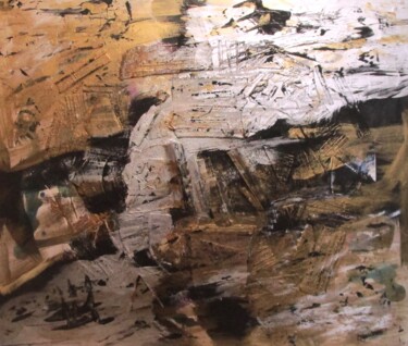 Schilderij getiteld "Abstraction 2023-4" door Claude Gascon, Origineel Kunstwerk, Acryl