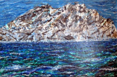 Картина под названием "Iceberg" - Claude Gascon, Подлинное произведение искусства, Акрил