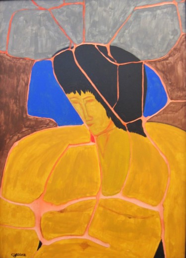 Peinture intitulée "Corpus II" par Claude Gascon, Œuvre d'art originale, Acrylique