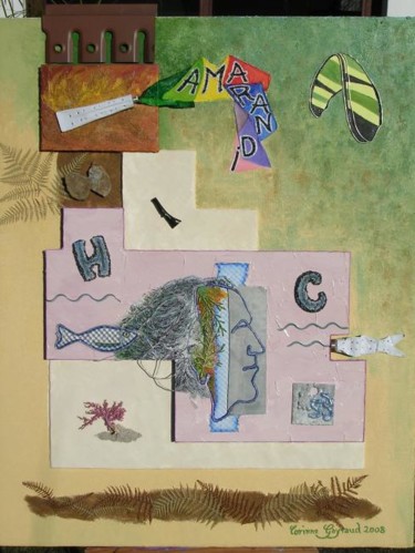 Peinture intitulée "AMARANDI" par Corinne Gayraud, Œuvre d'art originale, Huile