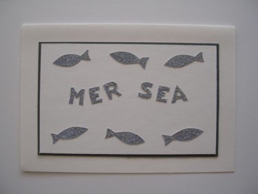 Painting titled "MER SEA !" by Corinne Gayraud, Original Artwork, Oil