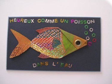 Artcraft titled "HEUREUX COMME UN PO…" by Corinne Gayraud, Original Artwork