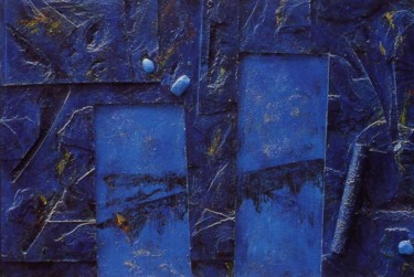 Pittura intitolato "BRANDE BLU" da Massimo Nicotra, Opera d'arte originale