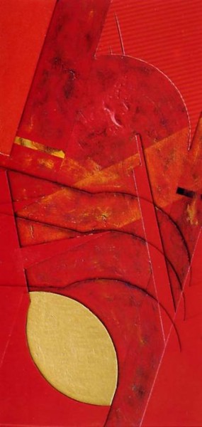 Pittura intitolato "LA REGINA DI MEZZAN…" da Massimo Nicotra, Opera d'arte originale