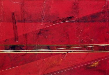 Pittura intitolato "RED" da Massimo Nicotra, Opera d'arte originale