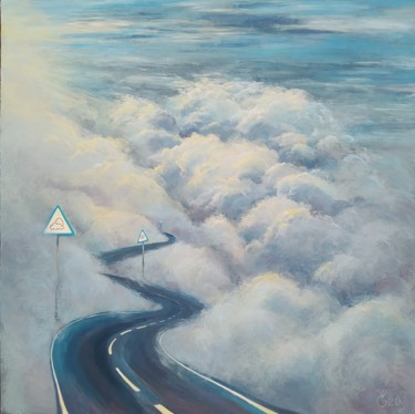 Painting titled "Way" by Zhenya Chetverugina (Zhenya Che), Original Artwork, Acrylic