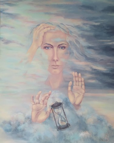 Картина под названием "Promised time" - Zhenya Chetverugina (Zhenya Che), Подлинное произведение искусства, Акрил Установлен…
