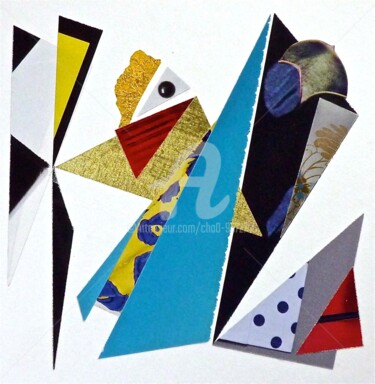 Collages intitolato "AURA 2015" da Cha, Opera d'arte originale, Collages