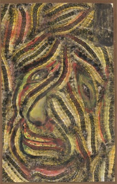 Pintura titulada "El señor de la orug…" por Chabacan, Obra de arte original