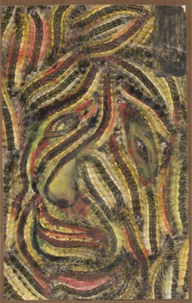 El señor de la orugas 20x20 cm ©2012 por Chabacan