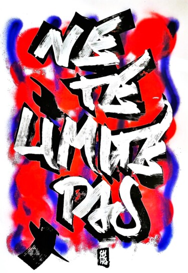 Painting titled "NE TE LIMITE PAS" by Chachagrafitero, Original Artwork, Acrylic