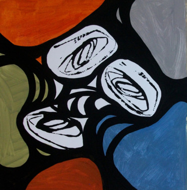 Peinture intitulée "sangle 7" par Chachapeala, Œuvre d'art originale