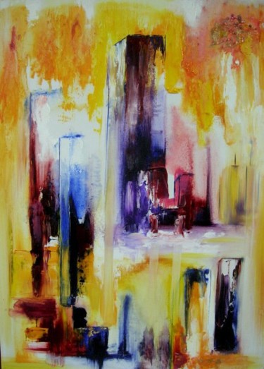 Painting titled "Avenue de Vendômes" by Chachapeala, Original Artwork