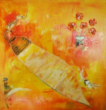 Peinture intitulée "eau de chrysalide" par Chachapeala, Œuvre d'art originale
