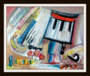 Painting titled "couant d'air" by Chachapeala, Original Artwork