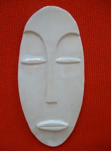 Sculpture intitulée "Masque" par Chadia Labidi, Œuvre d'art originale