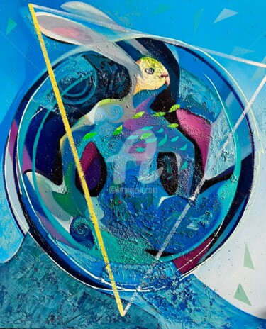 Pintura titulada "TIMES" por Chadraabal Adiybazar, Obra de arte original, Oleo