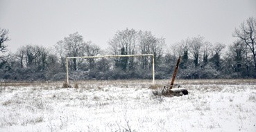 Photographie intitulée "neige à sougy 02" par Dominique Chagny, Œuvre d'art originale