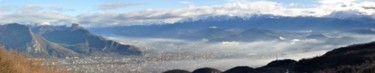 Photography titled "Panorama de grenoble" by Dominique Chagny, Original Artwork