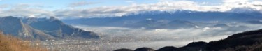 Photographie intitulée "Panorama de grenoble" par Dominique Chagny, Œuvre d'art originale