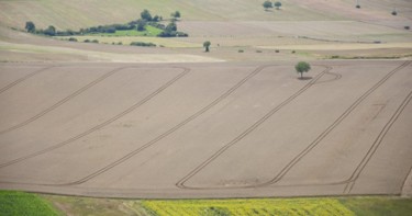 Photographie intitulée "paysage d'été à Gre…" par Dominique Chagny, Œuvre d'art originale