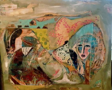 Pittura intitolato "Le faite d'être" da Chahla Soummer, Opera d'arte originale, Acrilico