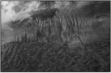 Fotografía titulada "Sur le sable mouill…" por Chail, Obra de arte original